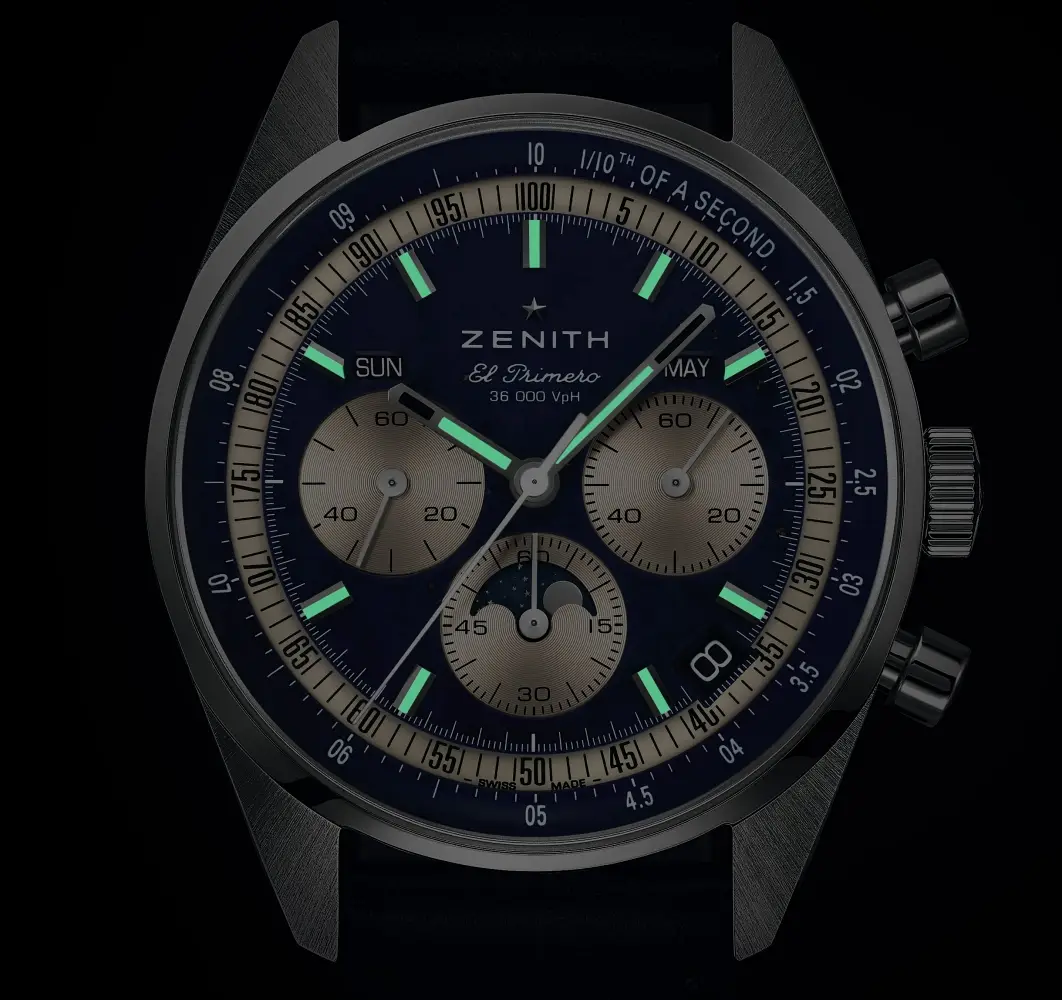 Zenith Chronomaster Original Triple Calendar Lapis Lazuli. Rozbudowane funkcje i tarcza z kamienia