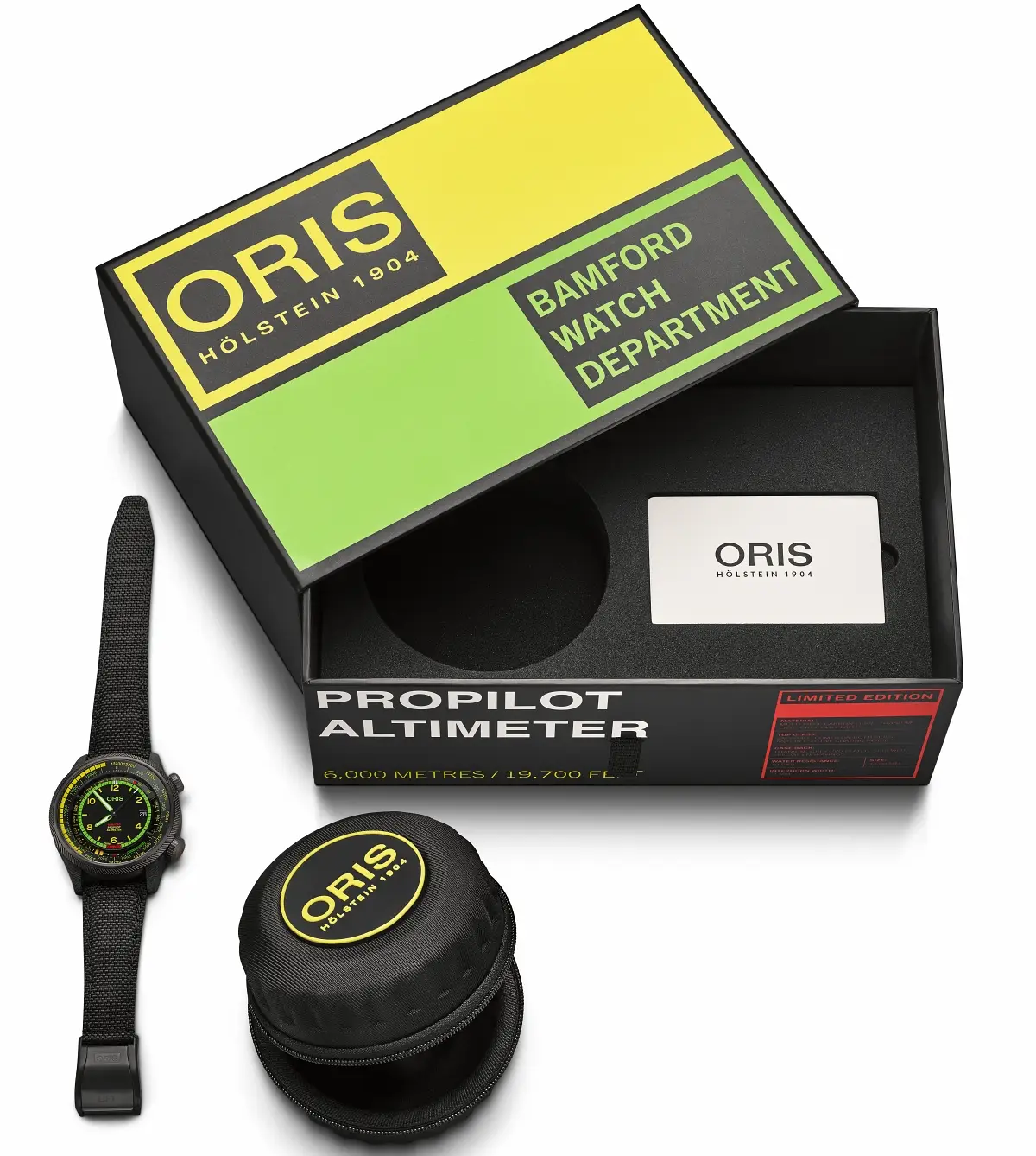 Oris x Bamford ProPilot Altimeter Mission Control