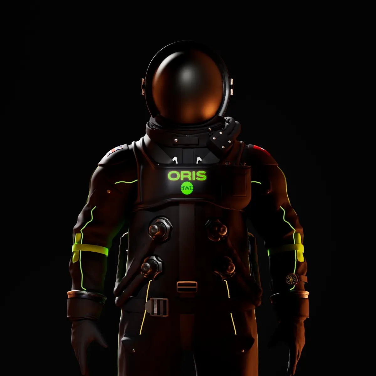 Świetna kolorystyka i mechaniczny wysokościomierzem. Oris x Bamford ProPilot Altimeter Mission Control