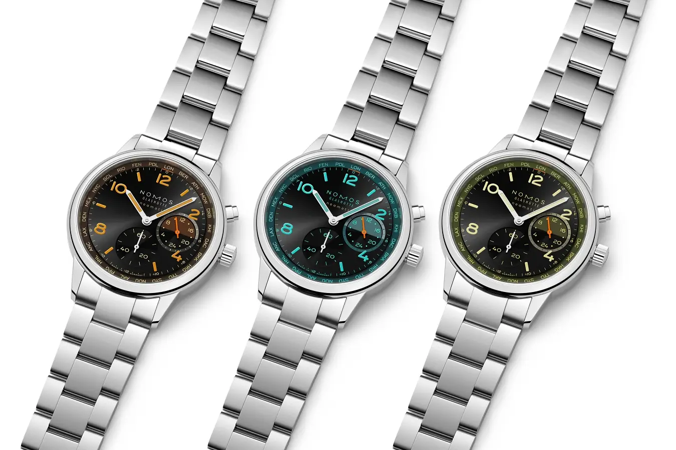 Nomos Club Sport neomatik Worldtimer Night Navigation. Nietypowy zegarek z przydatną funkcją