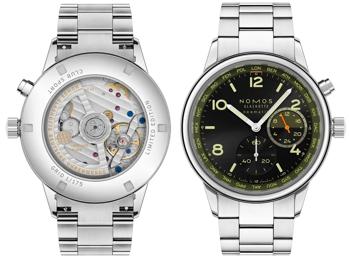 Nomos Club Sport neomatik Worldtimer Night Navigation. Nietypowy zegarek z przydatną funkcją