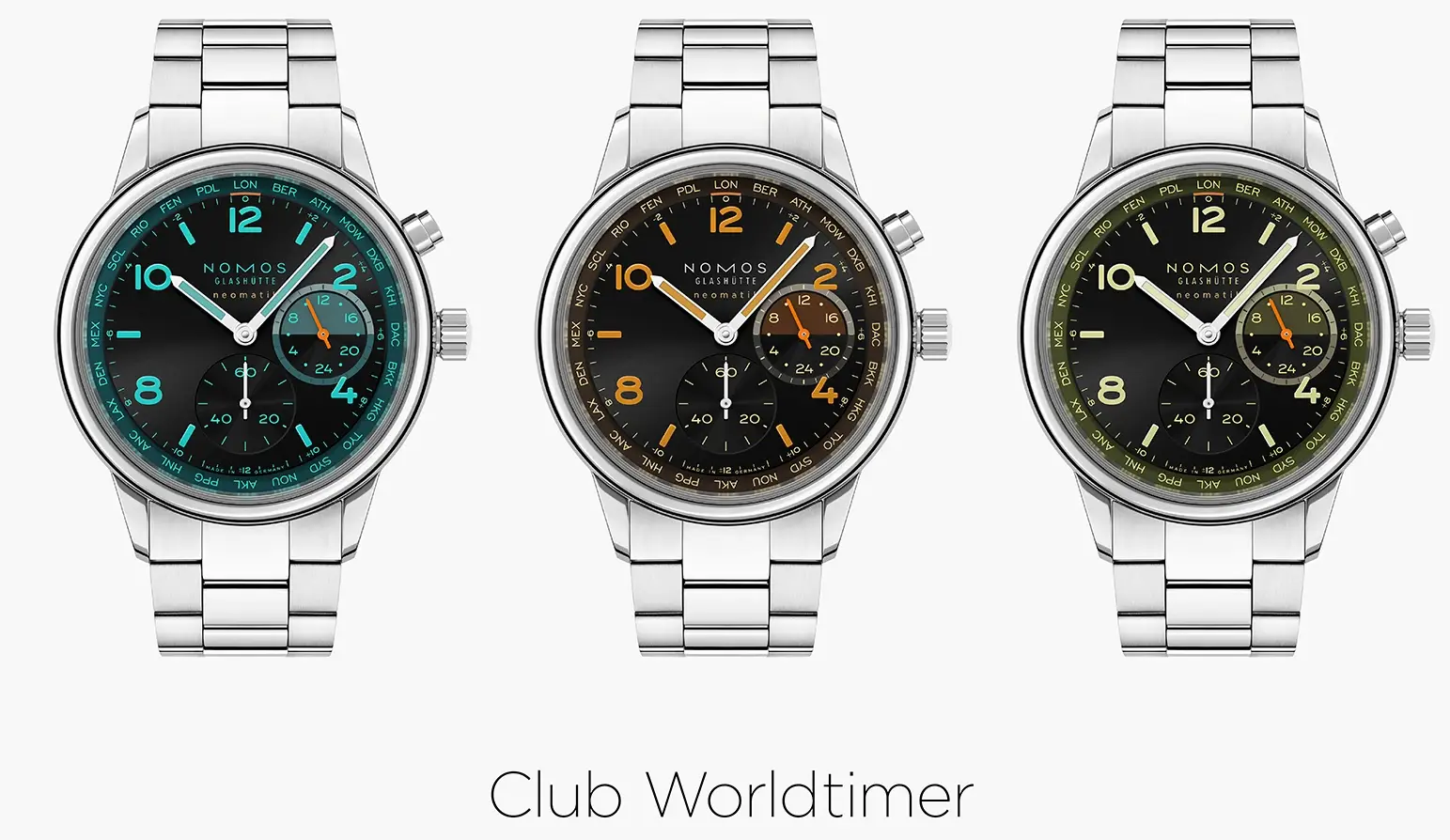 Nomos Club Sport neomatik Worldtimer Night Navigation. Nietypowy zegarek z przydatną funkcją