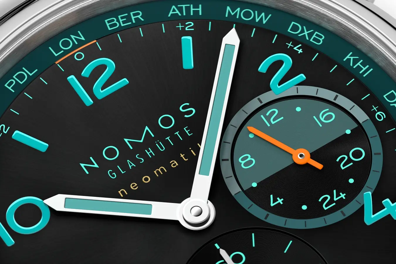 Nomos Club Sport neomatik Worldtimer Night Navigation. Nietypowy zegarek z przydatną funkcją