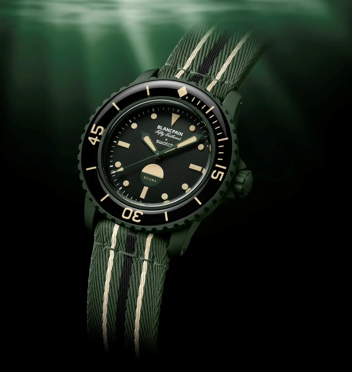 Swatch x Blancpain Scuba Fifty Fathoms „Green Abyss”