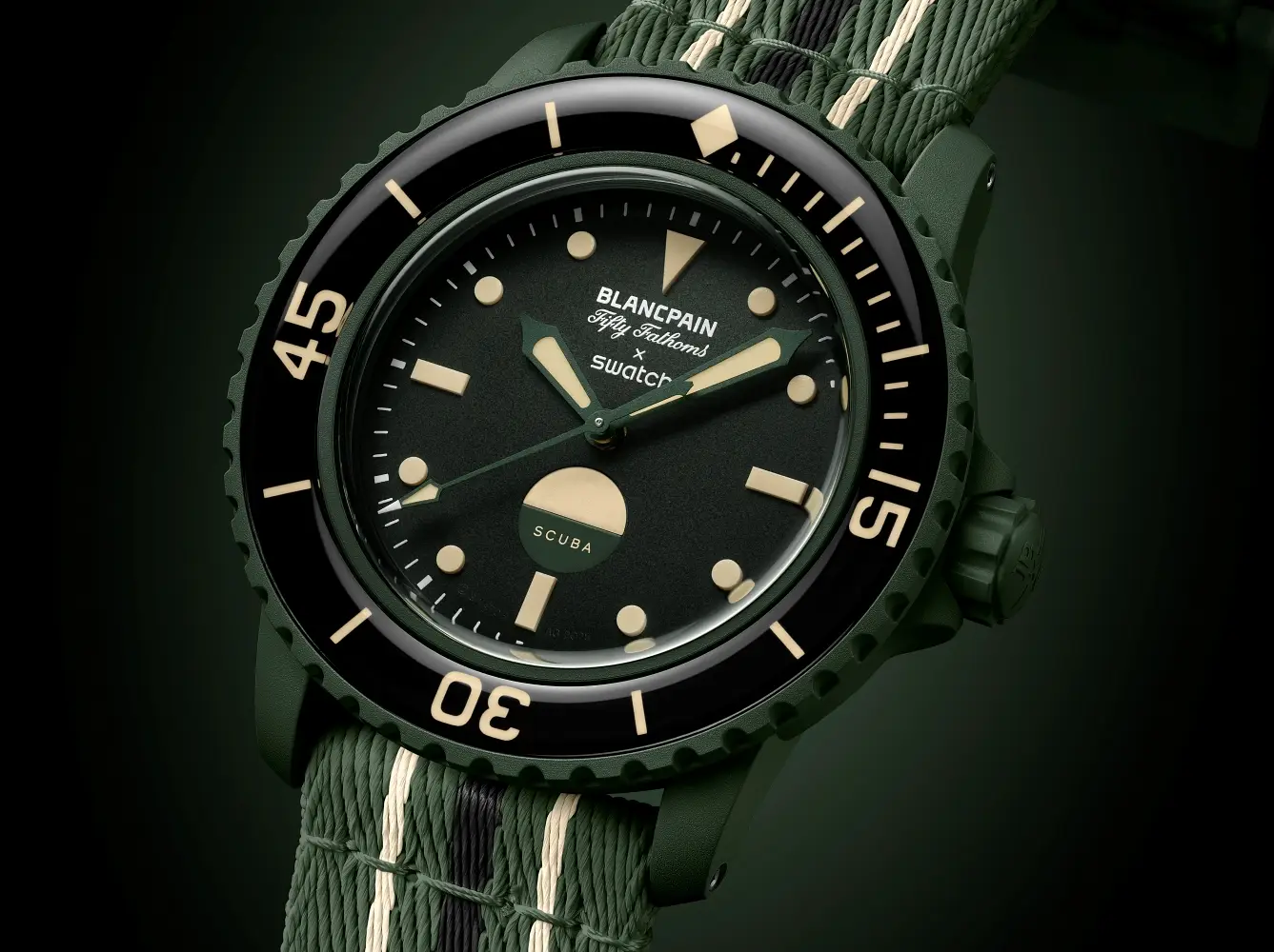 Swatch x Blancpain Scuba Fifty Fathoms „Green Abyss”