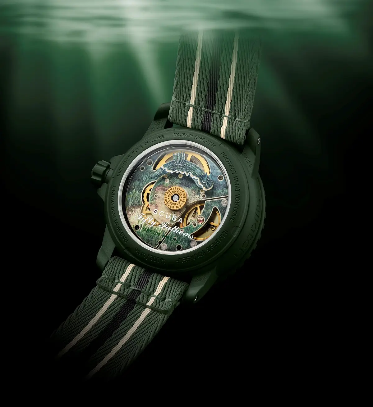 Swatch x Blancpain Scuba Fifty Fathoms „Green Abyss”