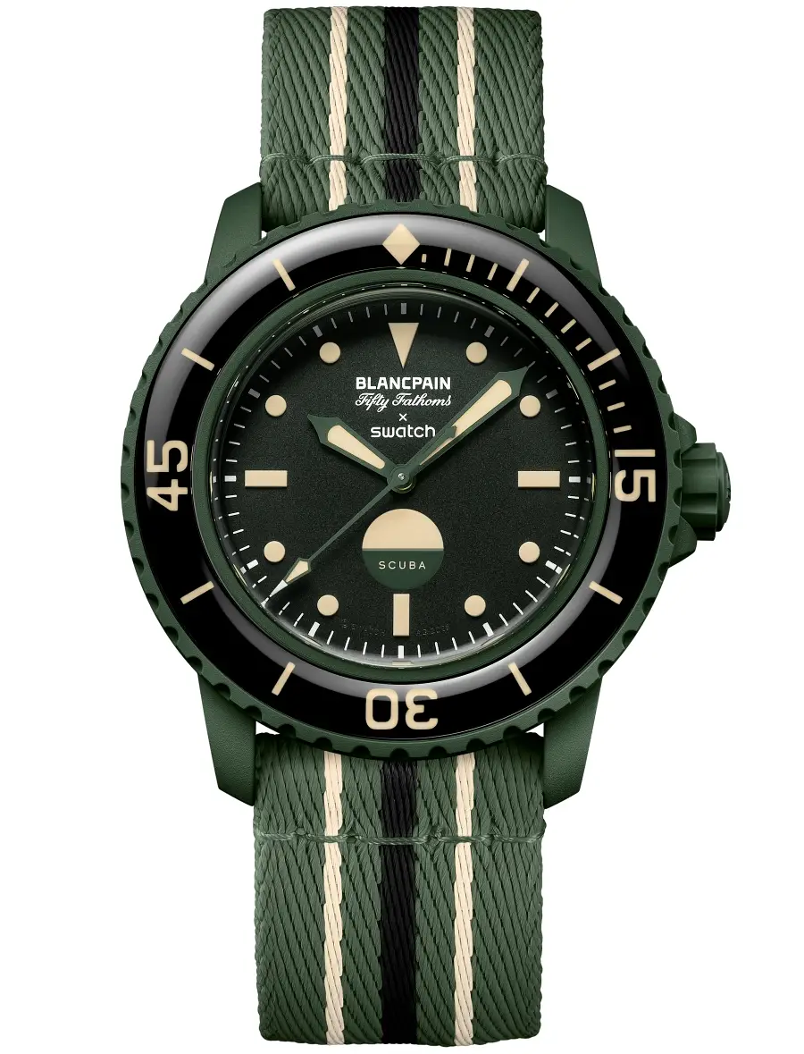 Swatch x Blancpain Scuba Fifty Fathoms „Green Abyss”