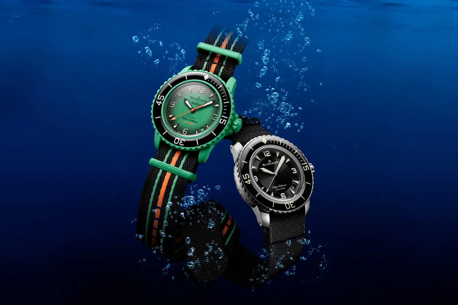 Swatch x Blancpain Scuba Fifty Fathoms „Green Abyss”