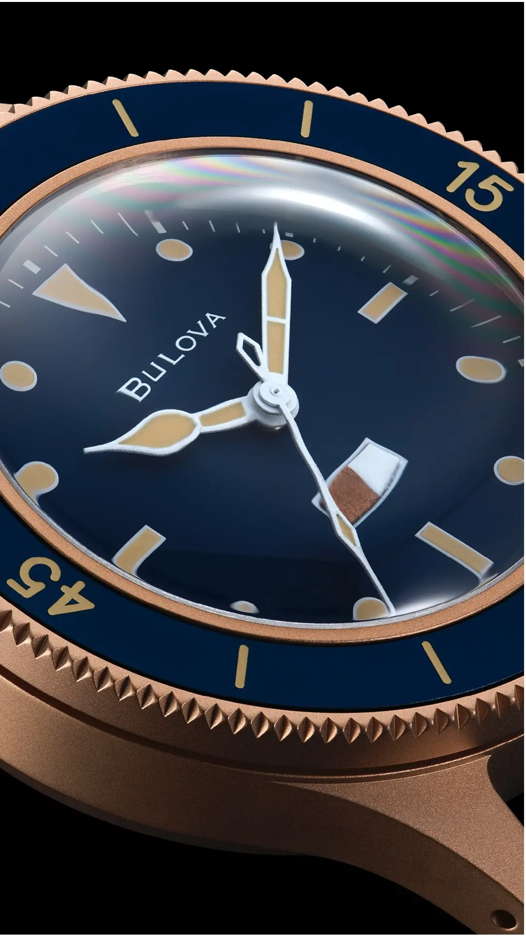 Zegarki ze wskaźnikiem wilgotności z okazji 150-lecia marki. Bulova Mil-Ships Bronze