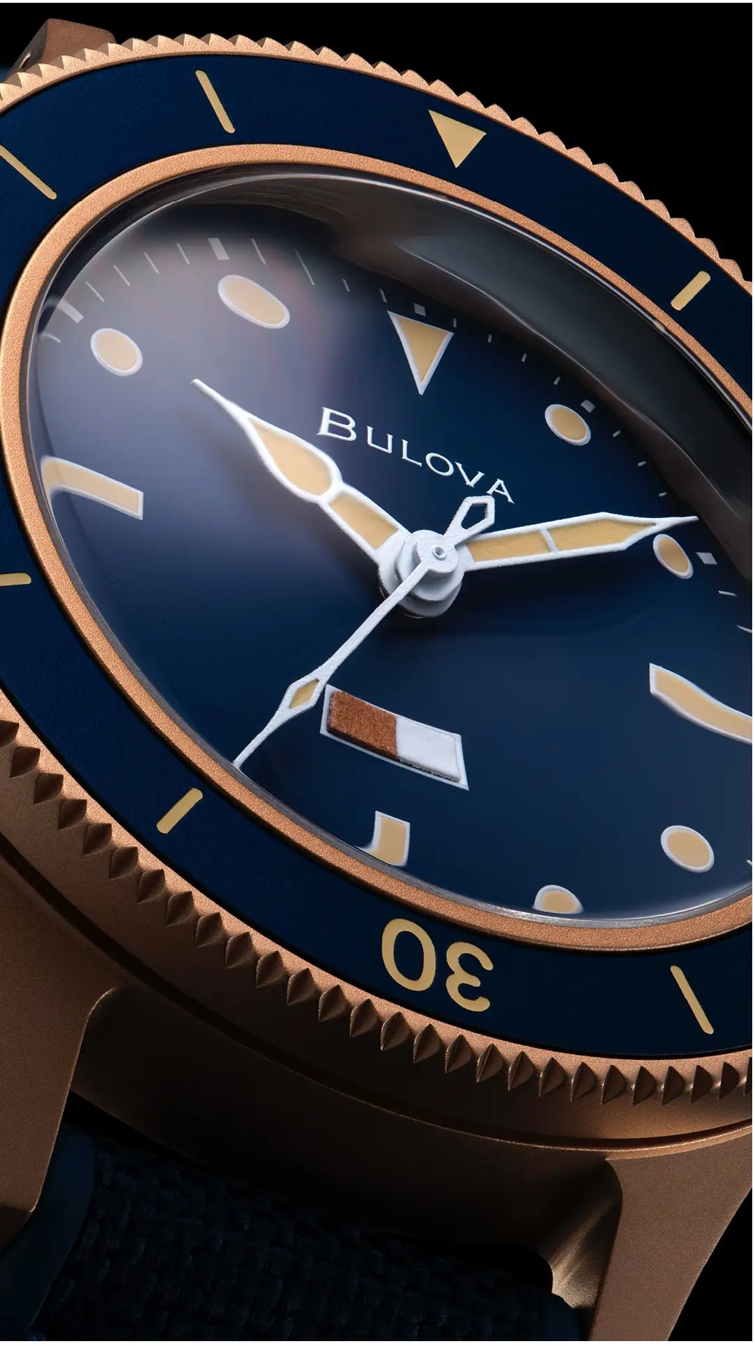 Zegarki ze wskaźnikiem wilgotności z okazji 150-lecia marki. Bulova Mil-Ships Bronze