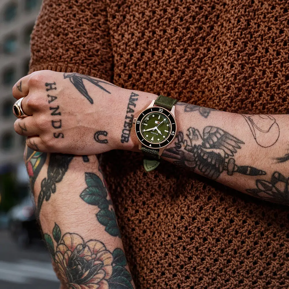 Zegarki ze wskaźnikiem wilgotności z okazji 150-lecia marki. Bulova Mil-Ships Bronze