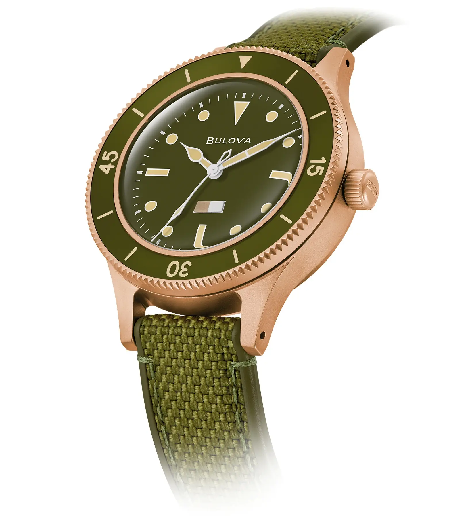 Zegarki ze wskaźnikiem wilgotności z okazji 150-lecia marki. Bulova Mil-Ships Bronze