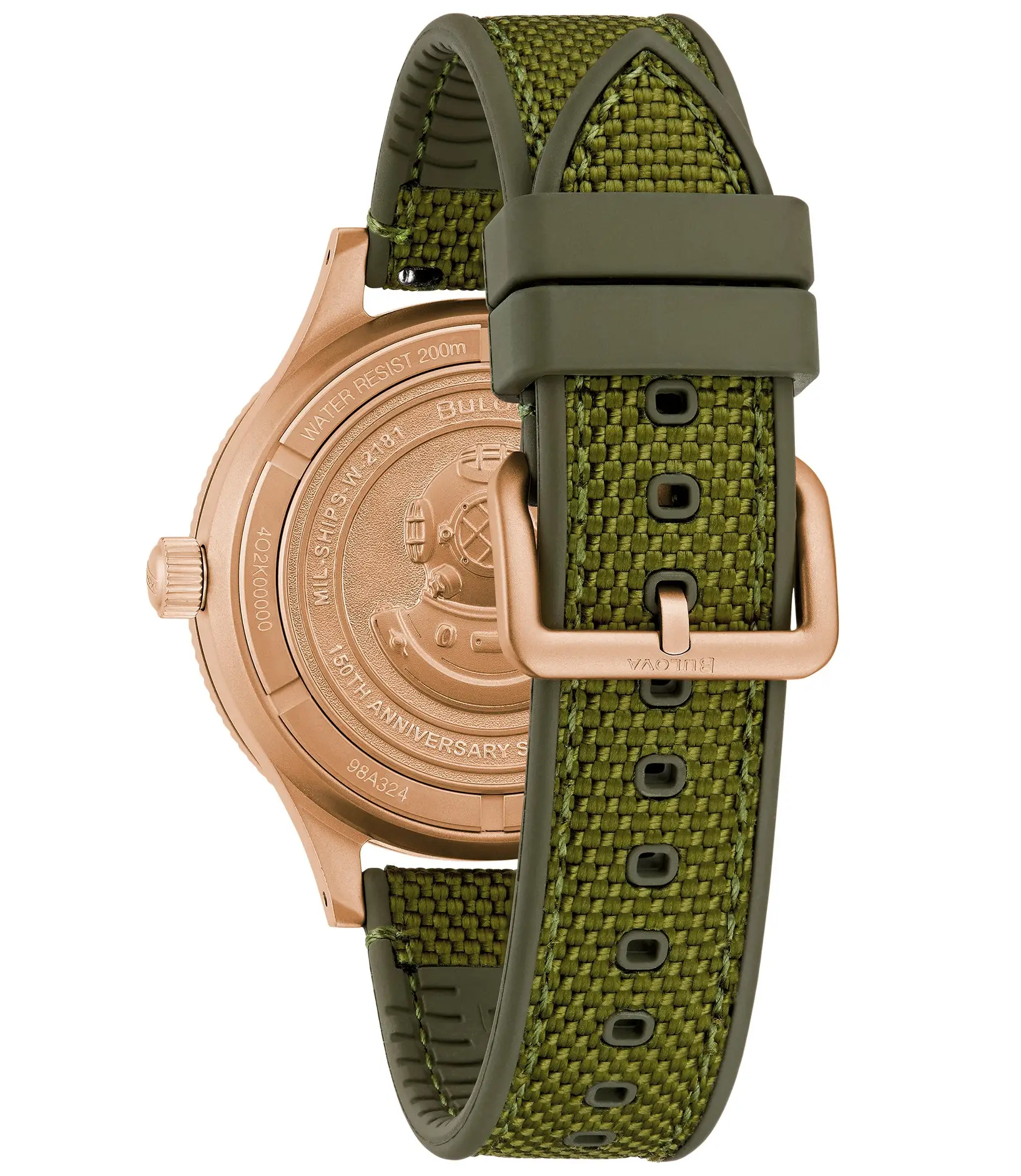 Zegarki ze wskaźnikiem wilgotności z okazji 150-lecia marki. Bulova Mil-Ships Bronze