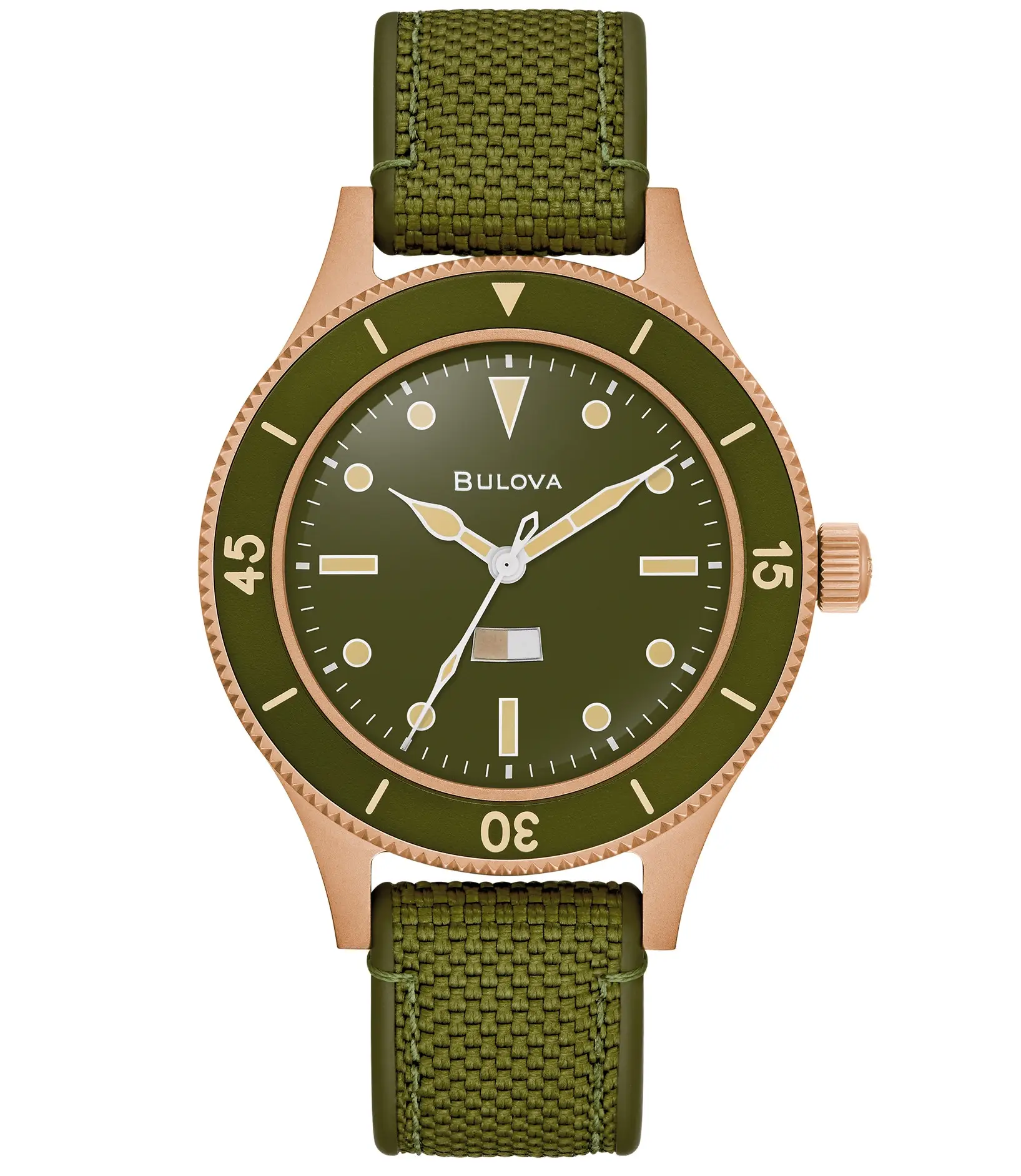 Zegarki ze wskaźnikiem wilgotności z okazji 150-lecia marki. Bulova Mil-Ships Bronze