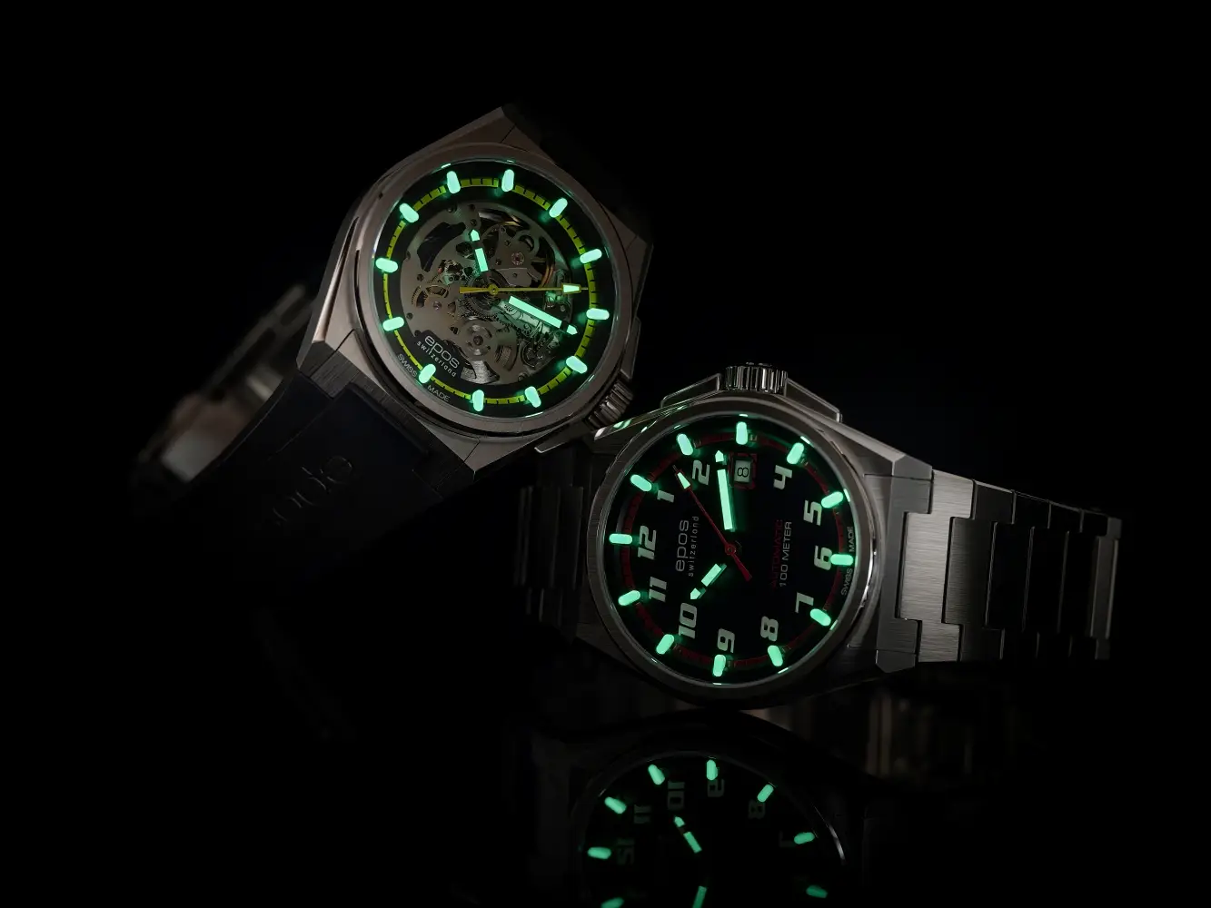 Zegarek szkieletowany w nowoczesnym stylu. Epos 3505 Skeleton Automatic