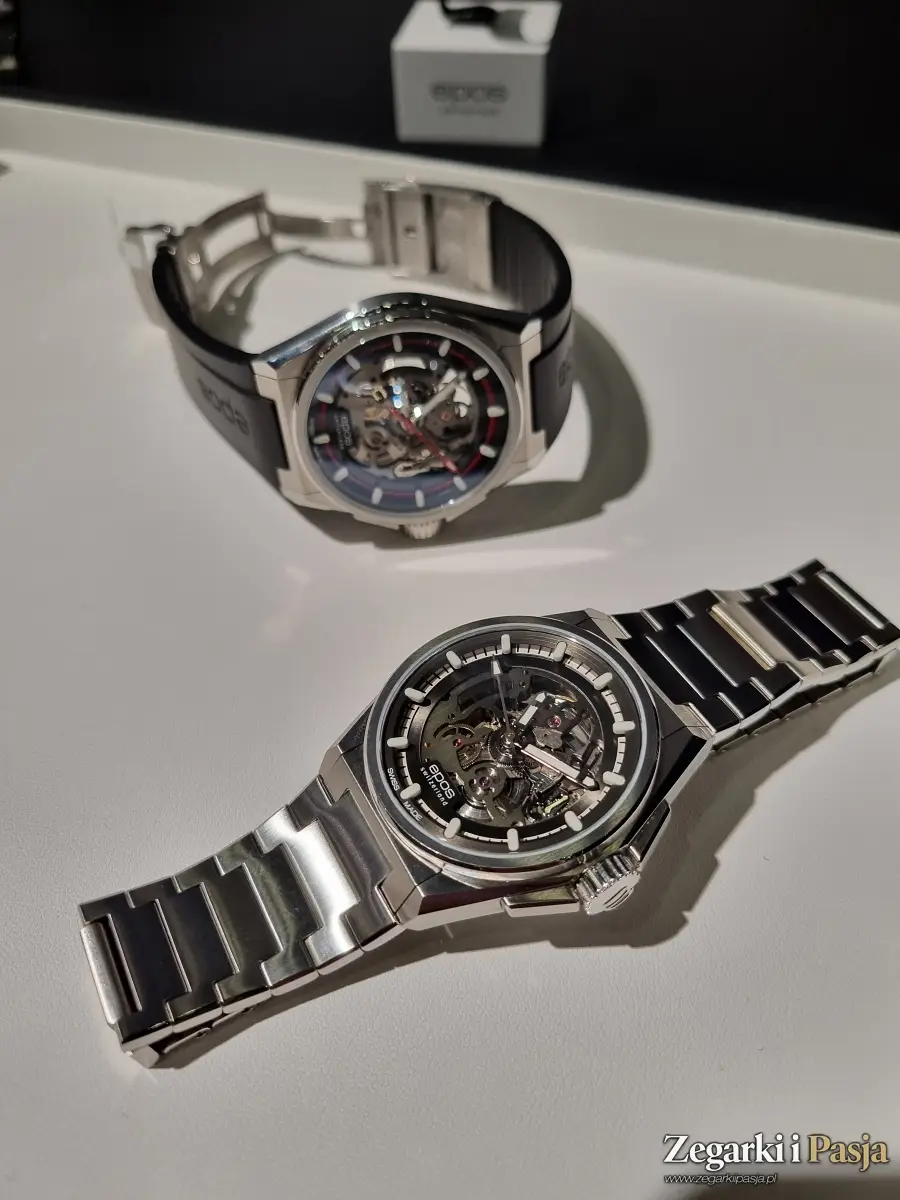 Zegarek szkieletowany w nowoczesnym stylu. Epos 3505 Skeleton Automatic