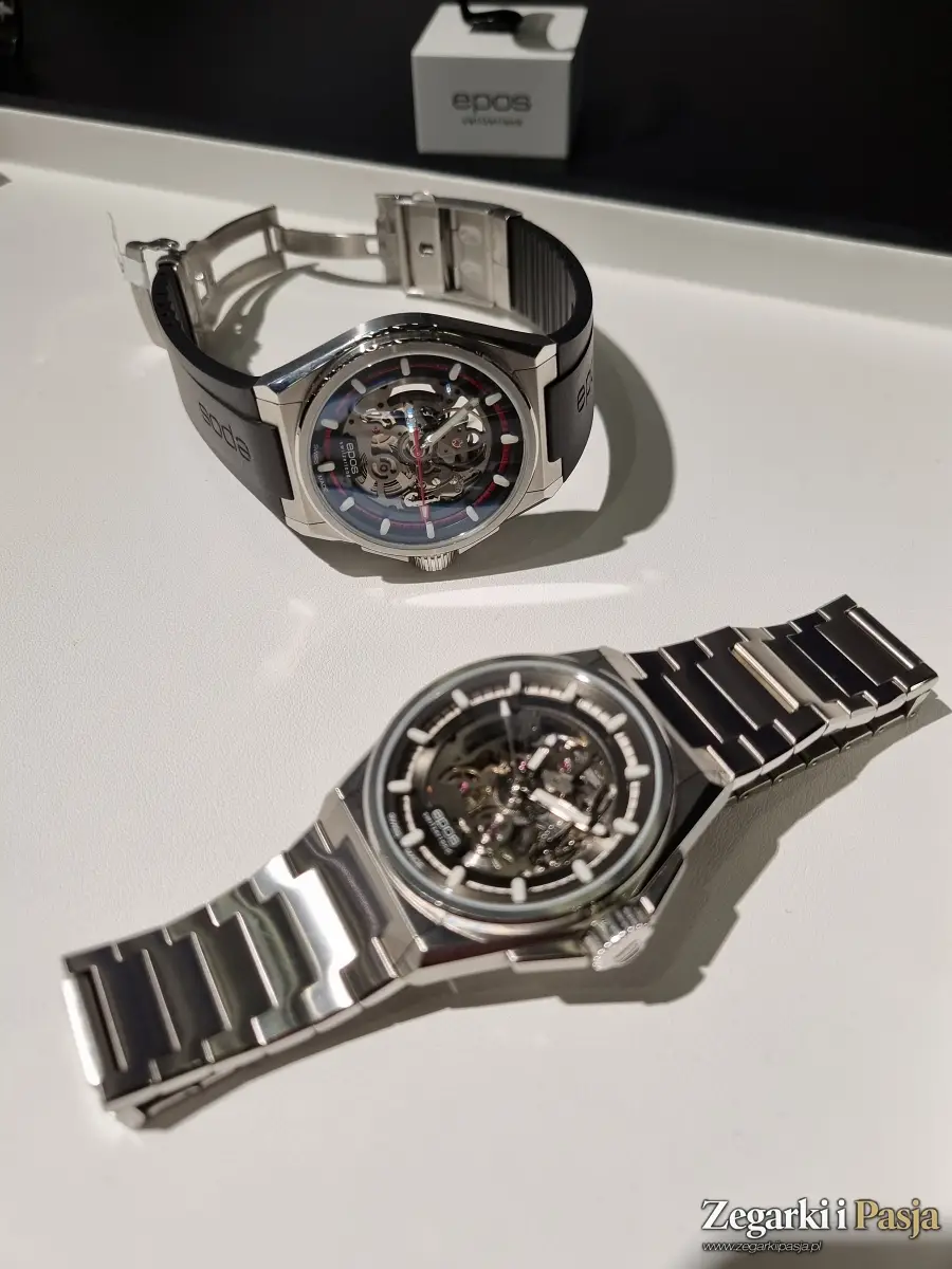 Zegarek szkieletowany w nowoczesnym stylu. Epos 3505 Skeleton Automatic