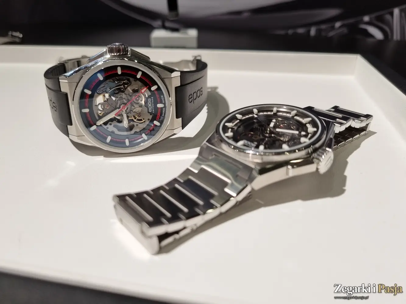 Zegarek szkieletowany w nowoczesnym stylu. Epos 3505 Skeleton Automatic