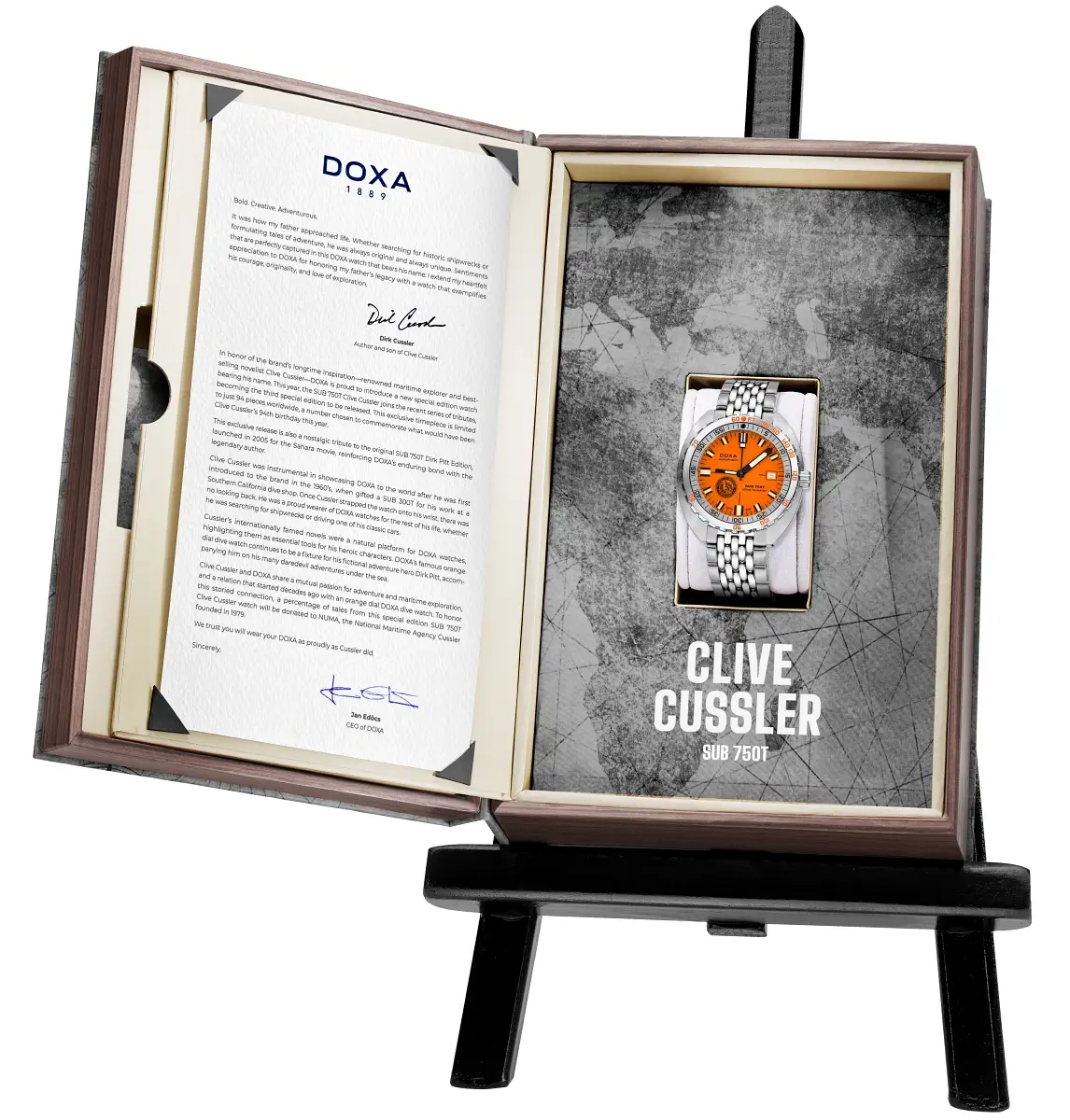 Doxa SUB 750T Clive Cussler Edition. Kultowy zegarek dla nurków w nowej odsłonie