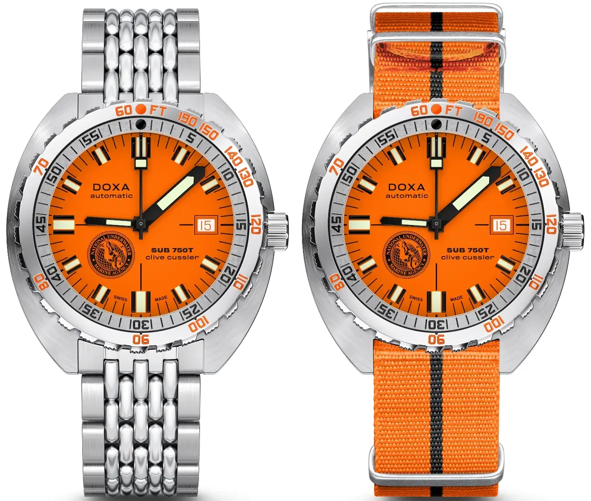 Doxa SUB 750T Clive Cussler Edition. Kultowy zegarek dla nurków w nowej odsłonie