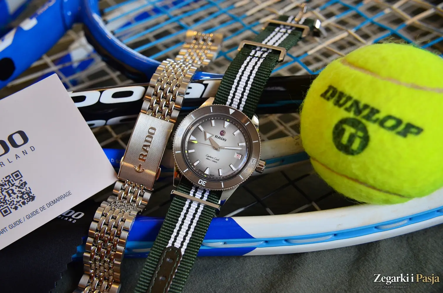 Recenzja: Rado Captain Cook x Tennis Limited Edition. Zegarek dla fanów tenisa