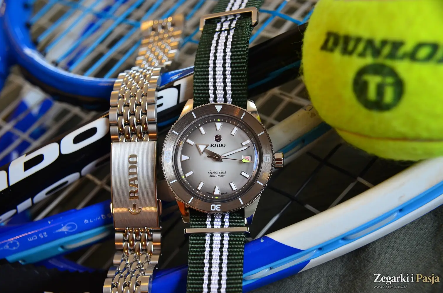 Recenzja: Rado Captain Cook x Tennis Limited Edition. Zegarek dla fanów tenisa