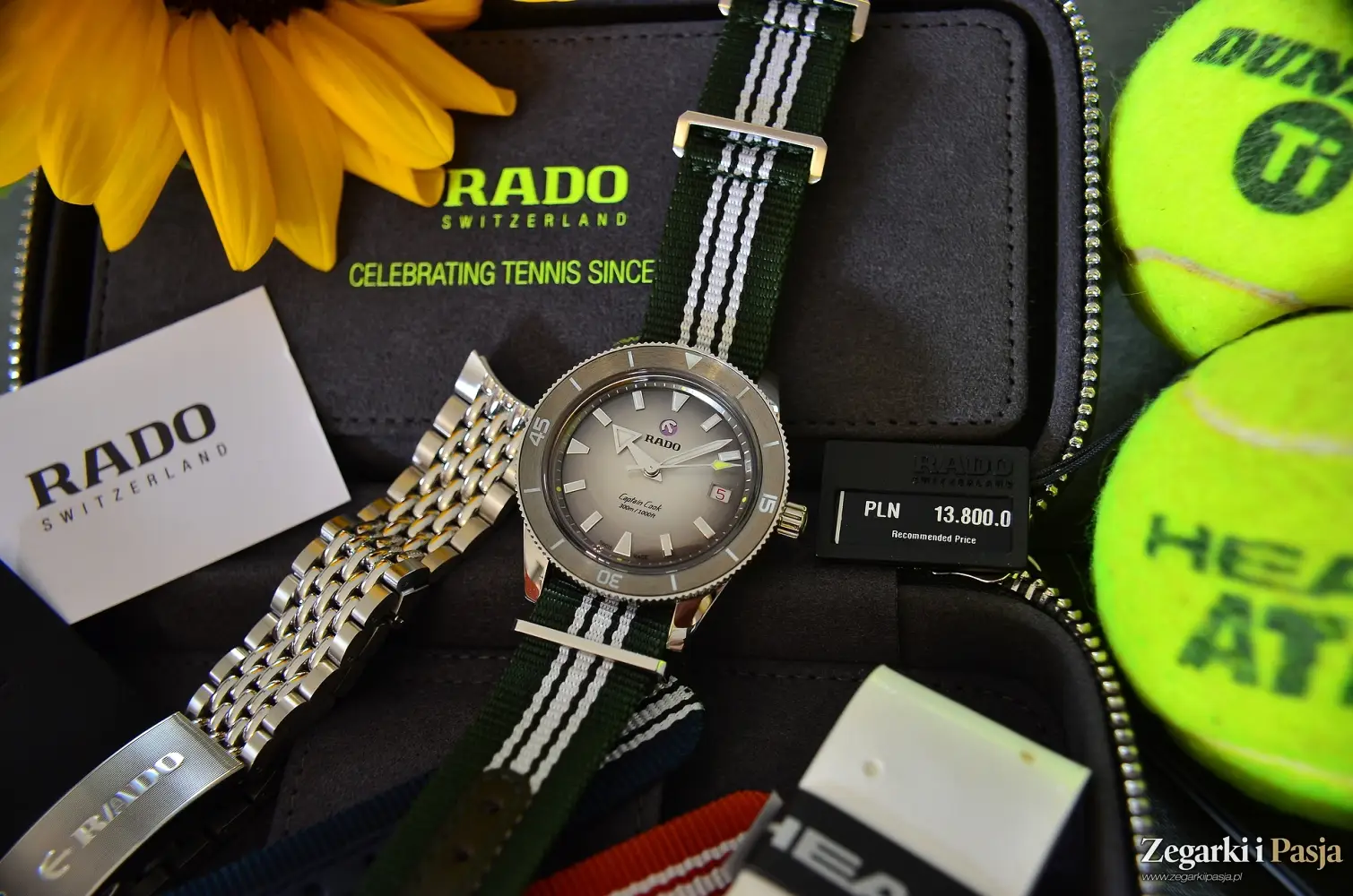 Recenzja: Rado Captain Cook x Tennis Limited Edition. Zegarek dla fanów tenisa