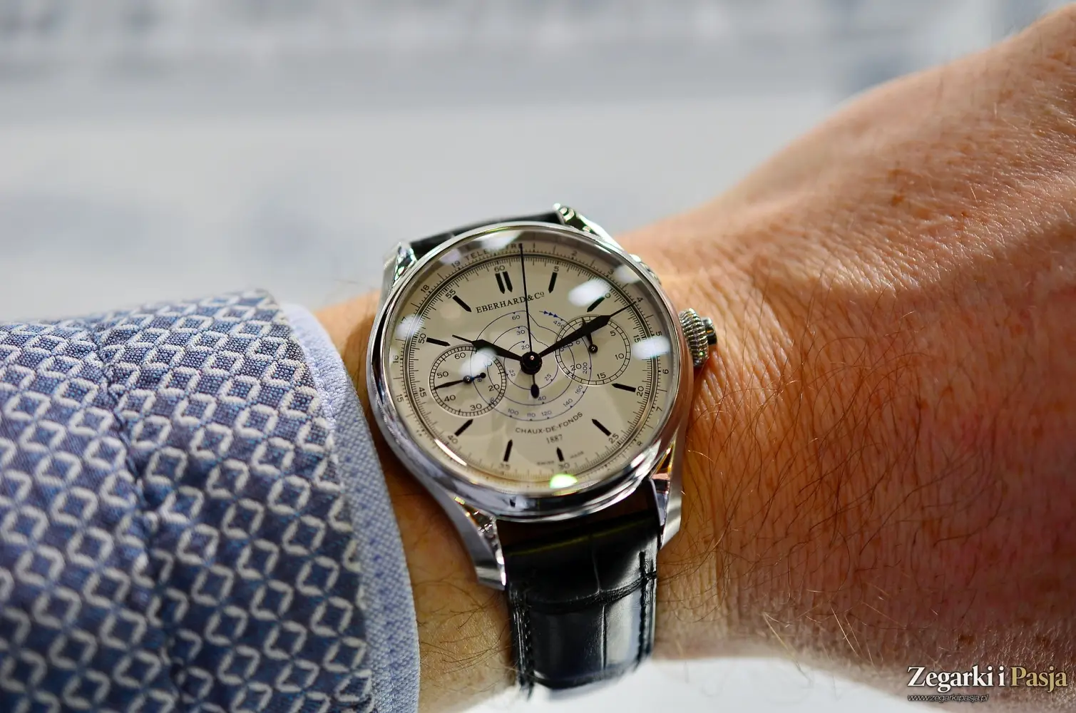 Chronografy i zegarki nurkowe idealnie charakteryzujące kolekcję Eberhard & Co.