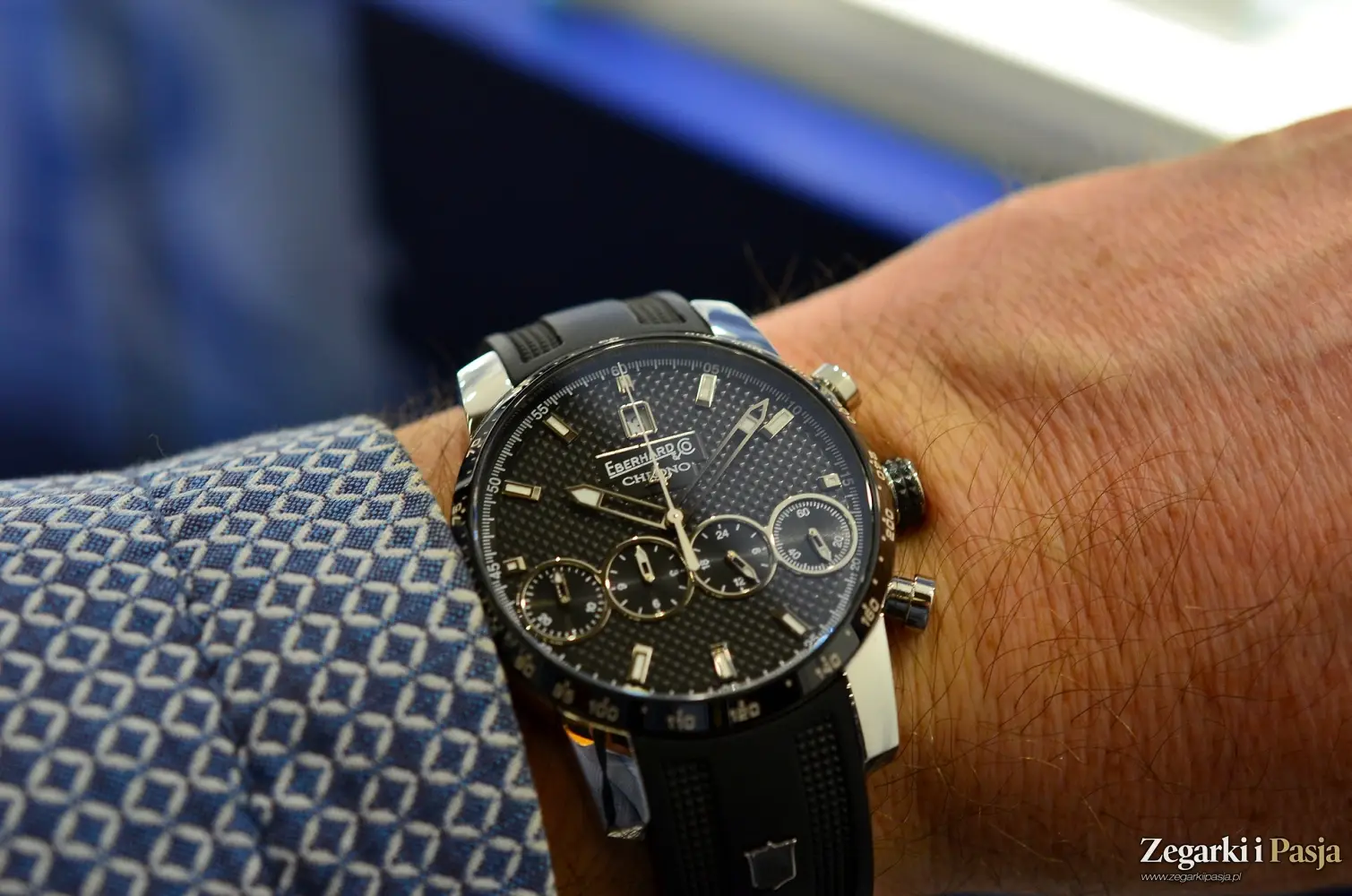 Chronografy i zegarki nurkowe idealnie charakteryzujące kolekcję Eberhard & Co.