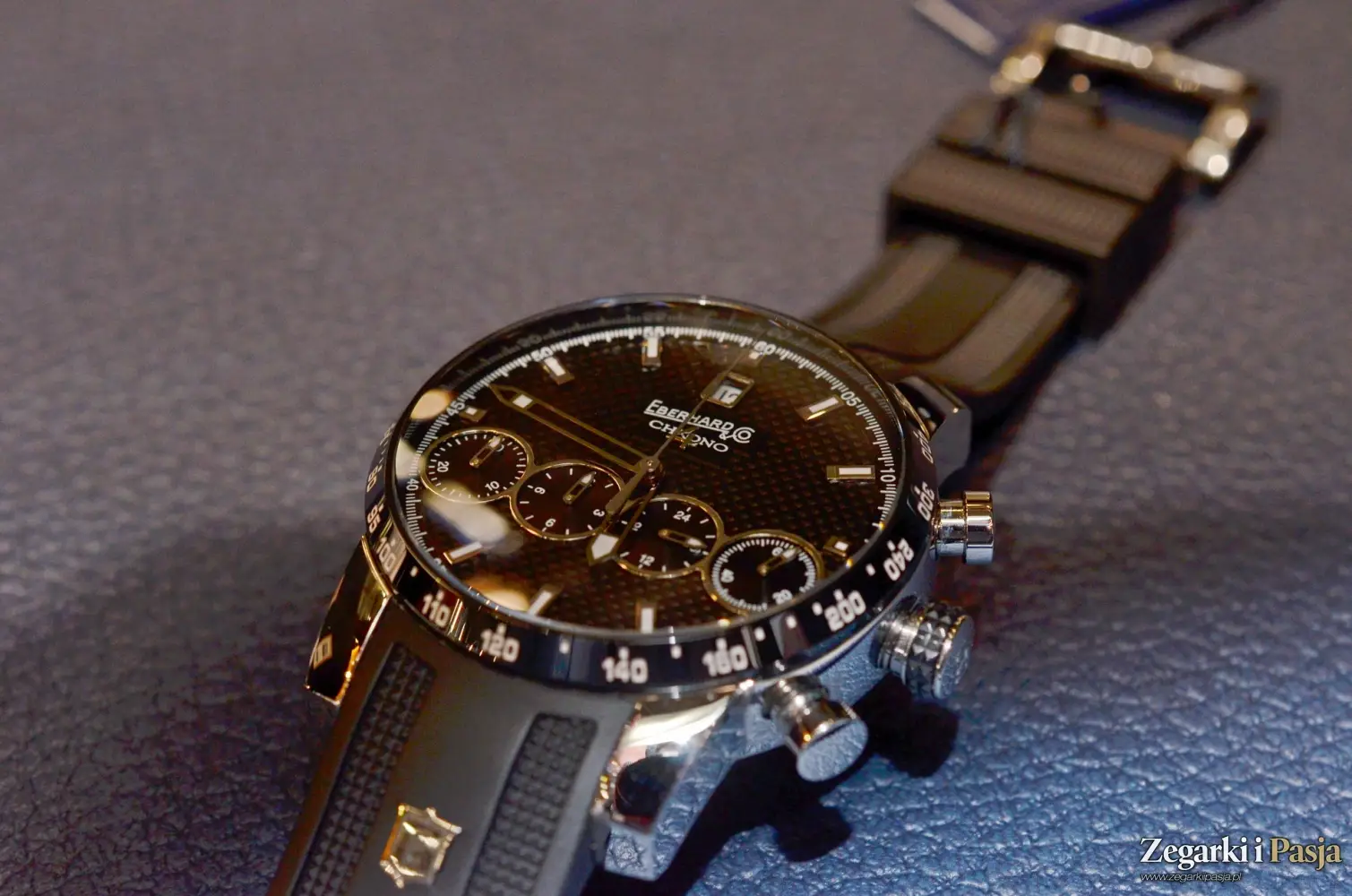 Chronografy i zegarki nurkowe idealnie charakteryzujące kolekcję Eberhard & Co.