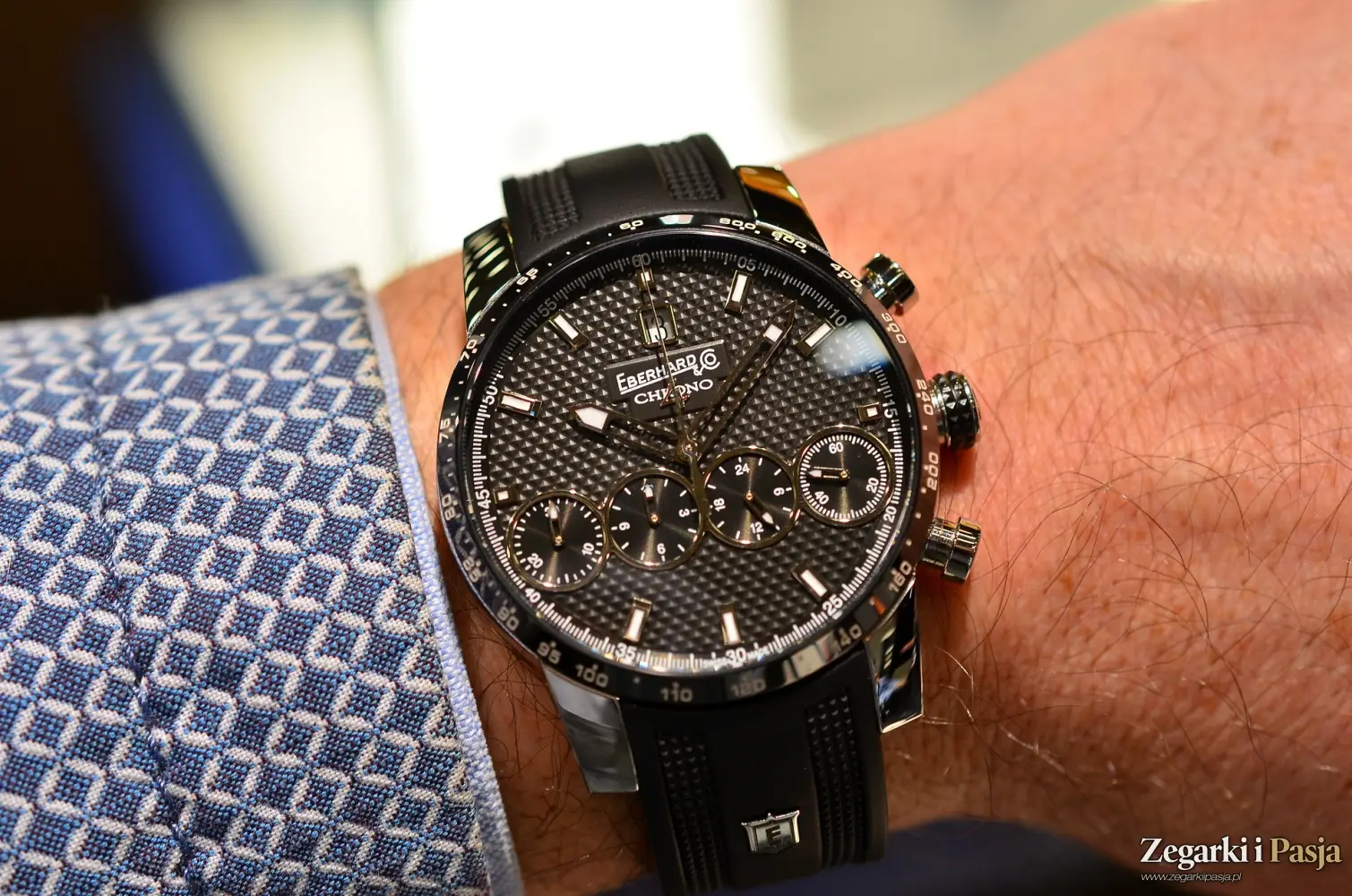 Chronografy i zegarki nurkowe idealnie charakteryzujące kolekcję Eberhard & Co.