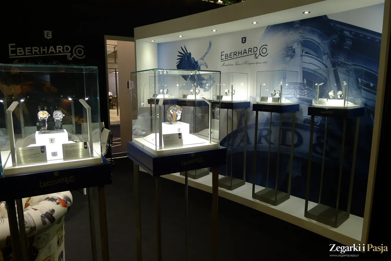 Chronografy i zegarki nurkowe idealnie charakteryzujące kolekcję Eberhard & Co.