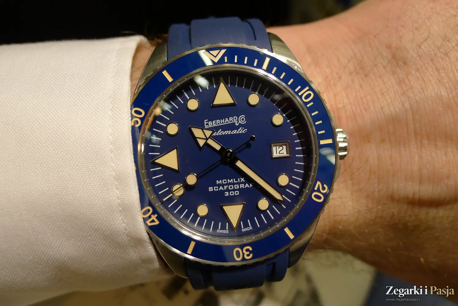 Chronografy i zegarki nurkowe idealnie charakteryzujące kolekcję Eberhard & Co.