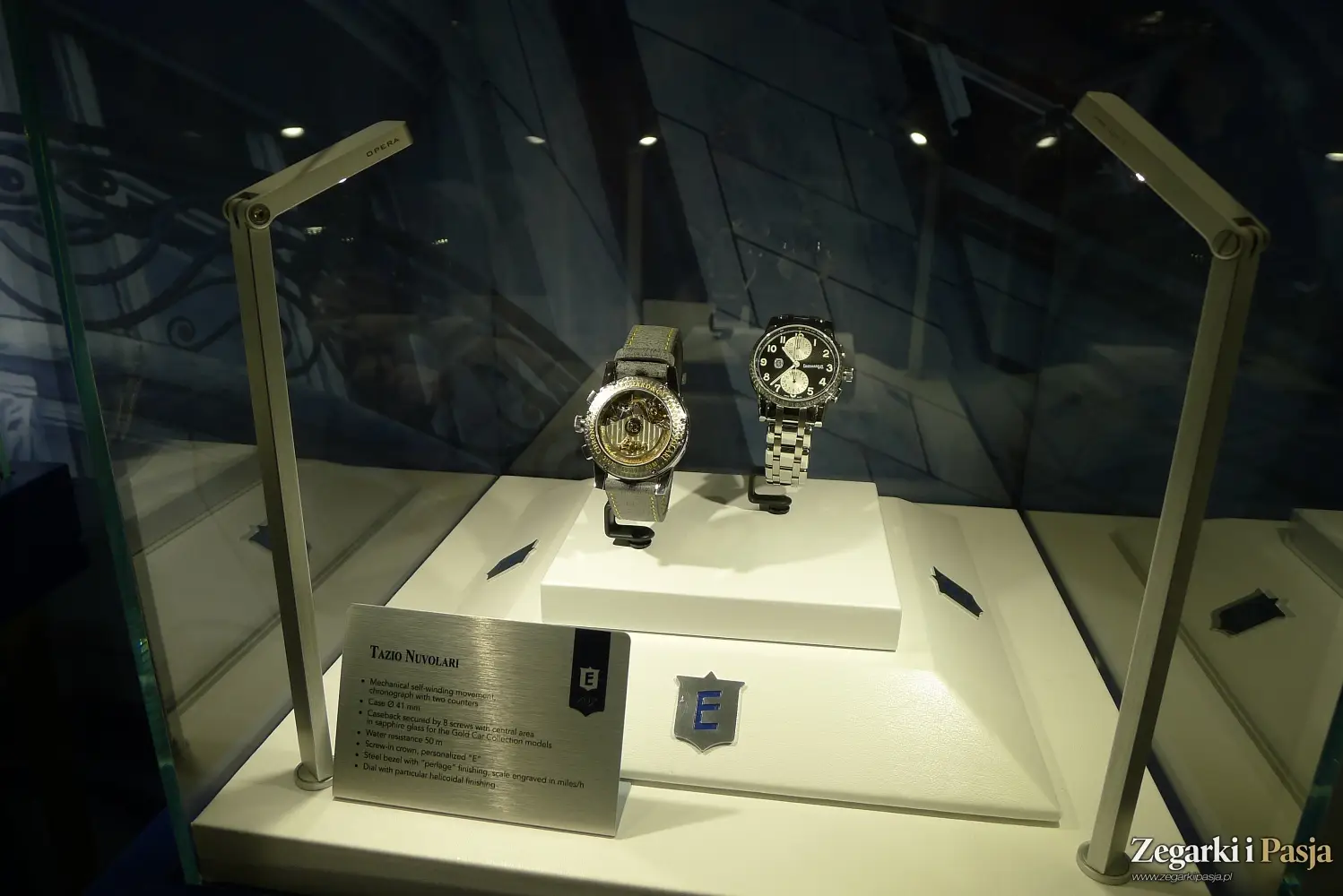 Chronografy i zegarki nurkowe idealnie charakteryzujące kolekcję Eberhard & Co.