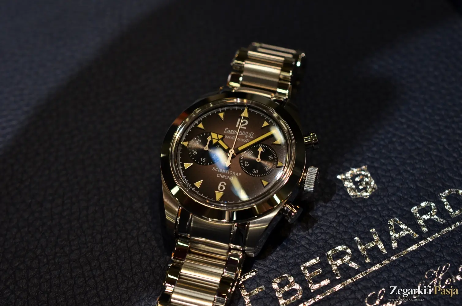 Chronografy i zegarki nurkowe idealnie charakteryzujące kolekcję Eberhard & Co.