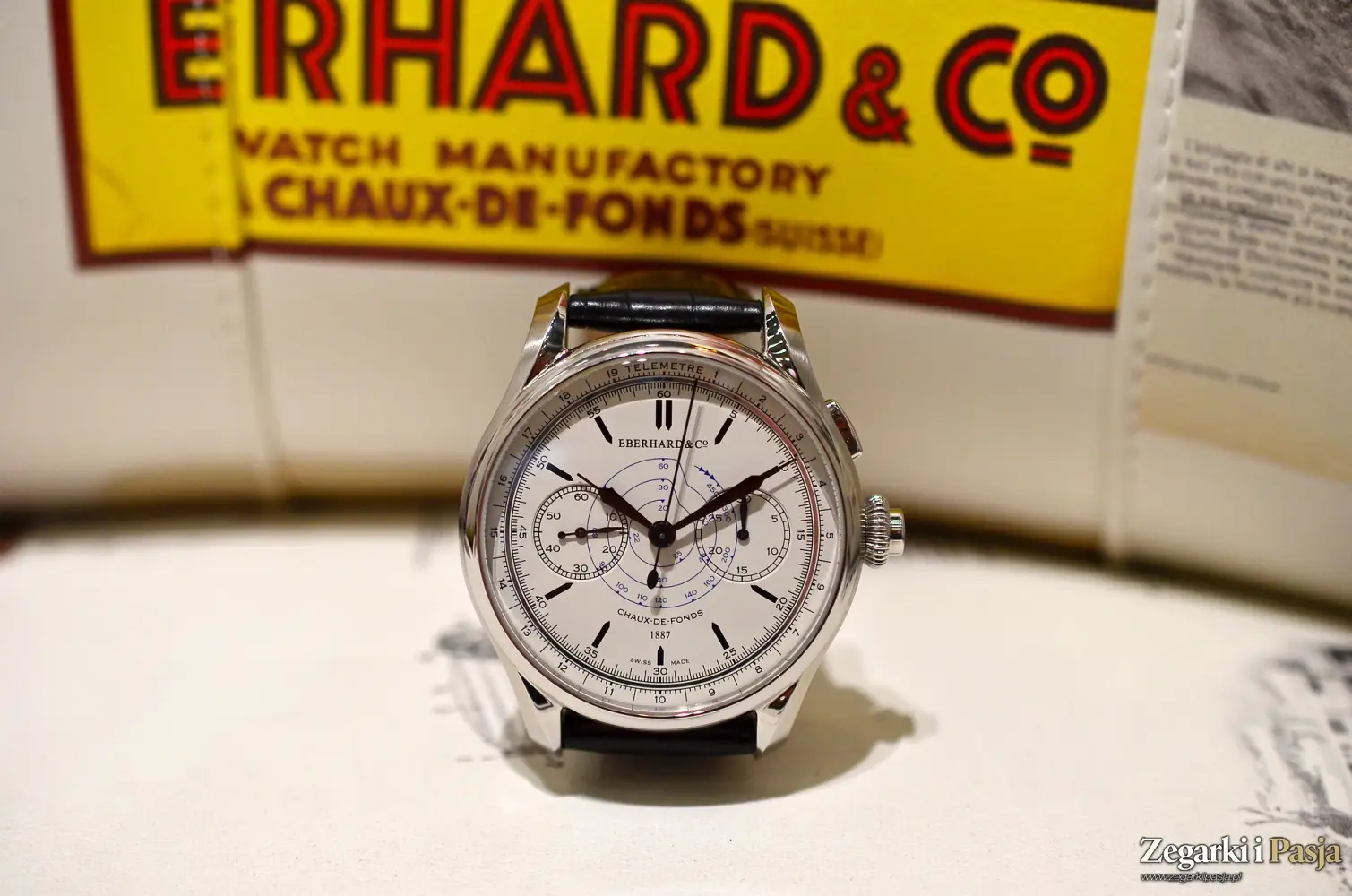 Chronografy i zegarki nurkowe idealnie charakteryzujące kolekcję Eberhard & Co.