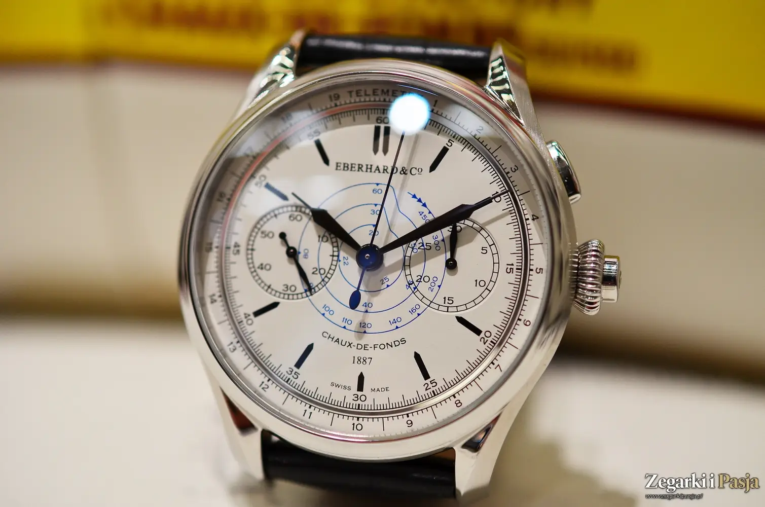 Chronografy i zegarki nurkowe idealnie charakteryzujące kolekcję Eberhard & Co.