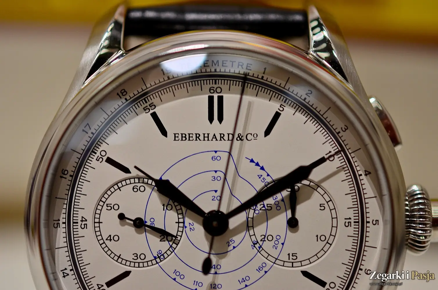 Chronografy i zegarki nurkowe idealnie charakteryzujące kolekcję Eberhard & Co.