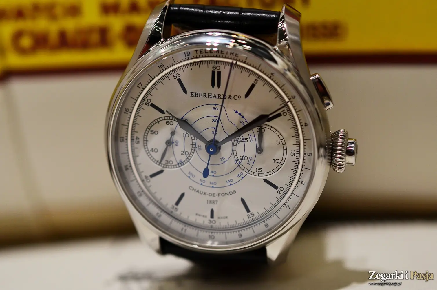 Chronografy i zegarki nurkowe idealnie charakteryzujące kolekcję Eberhard & Co.