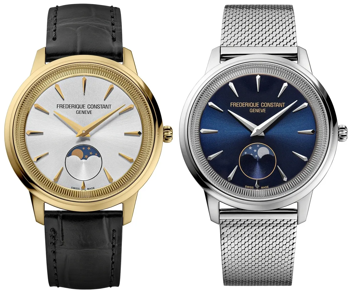 Frederique Constant Classics Moneta Moonphase. Subtelne, eleganckie i zarazem zaskakujące