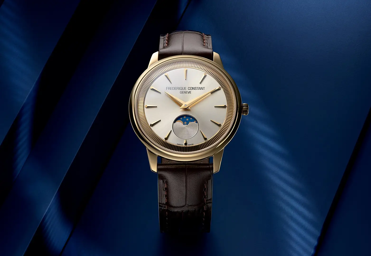 Frederique Constant Classics Moneta Moonphase. Subtelne, eleganckie i zarazem zaskakujące