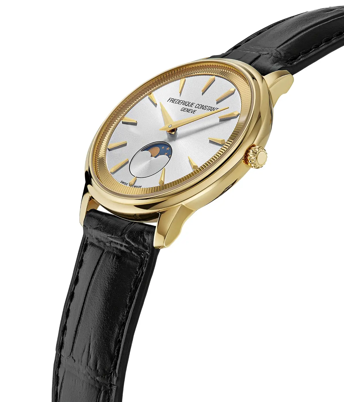 Frederique Constant Classics Moneta Moonphase. Subtelne, eleganckie i zarazem zaskakujące
