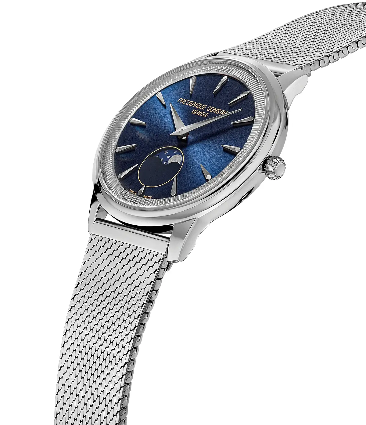 Frederique Constant Classics Moneta Moonphase. Subtelne, eleganckie i zarazem zaskakujące