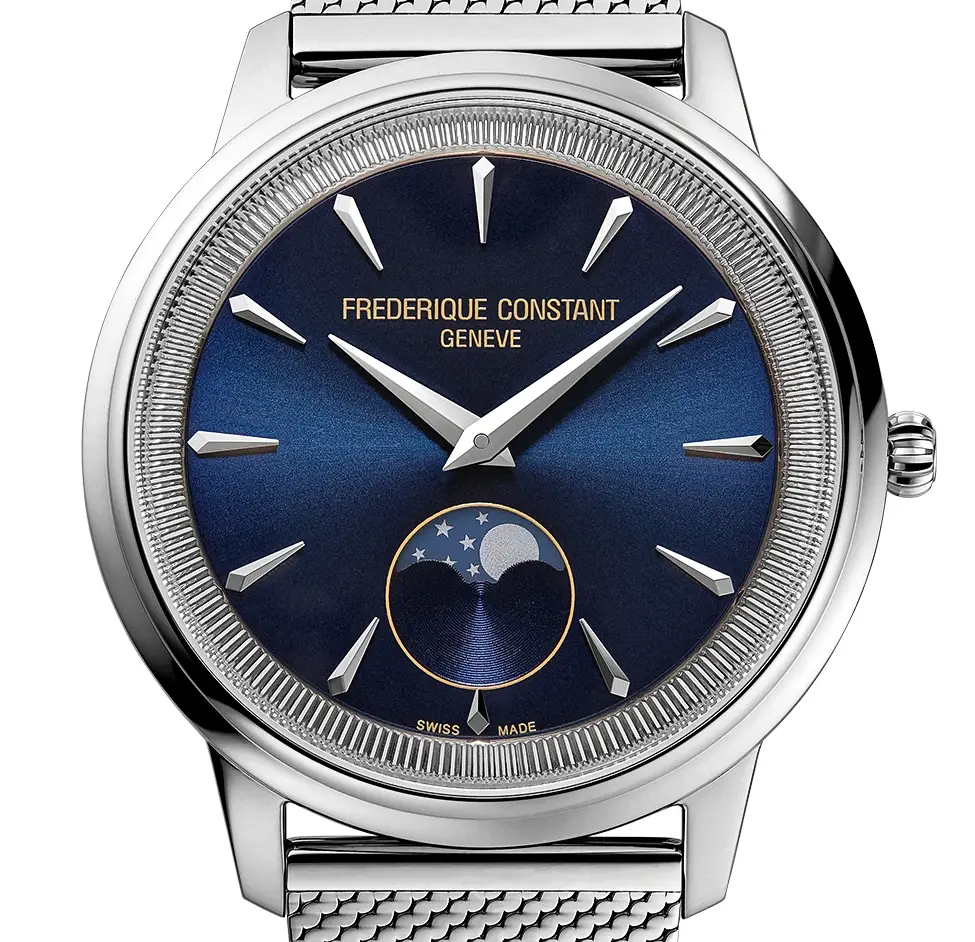 Frederique Constant Classics Moneta Moonphase. Subtelne, eleganckie i zarazem zaskakujące