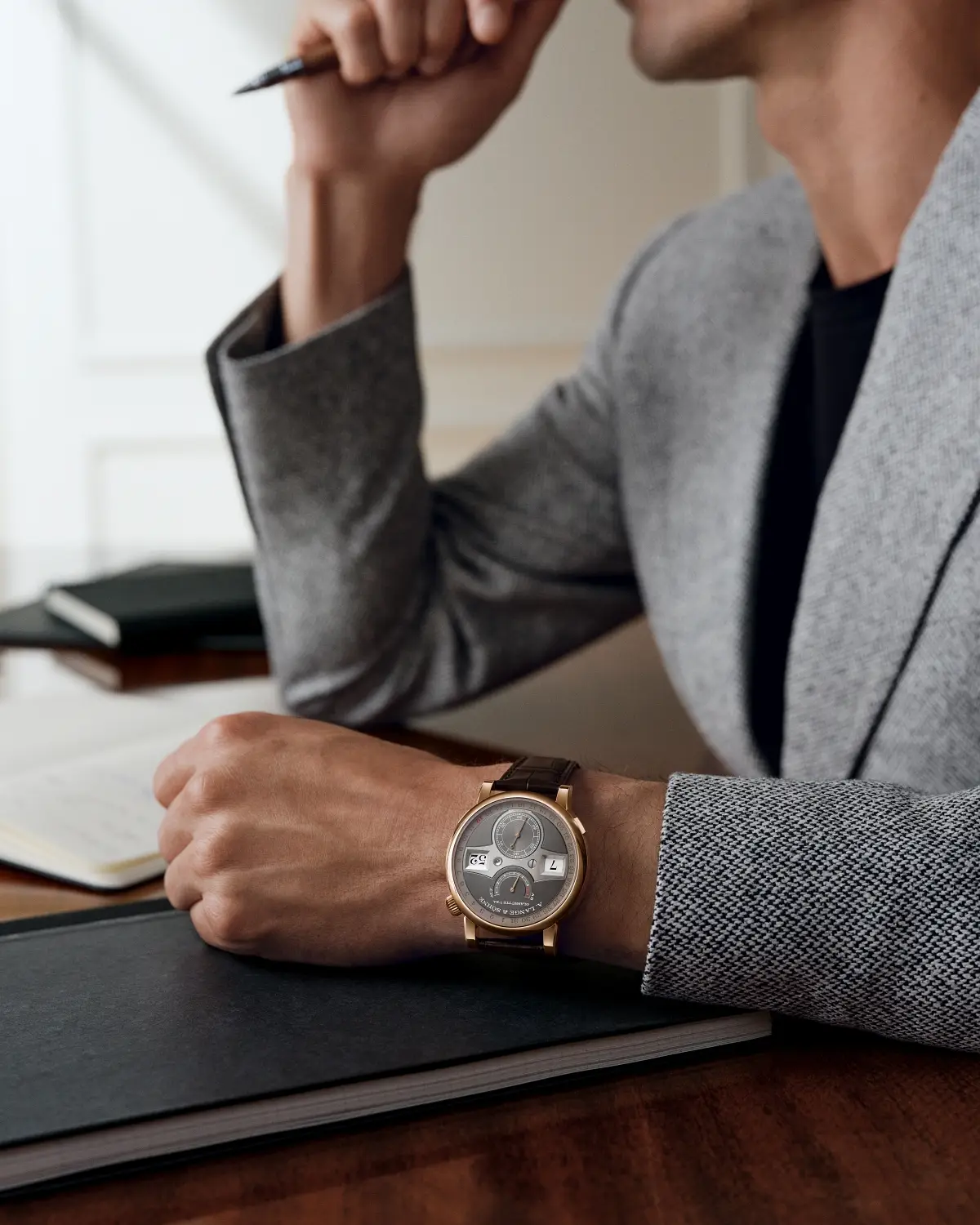 A. Lange & Söhne Zeitwerk Date Pink Gold