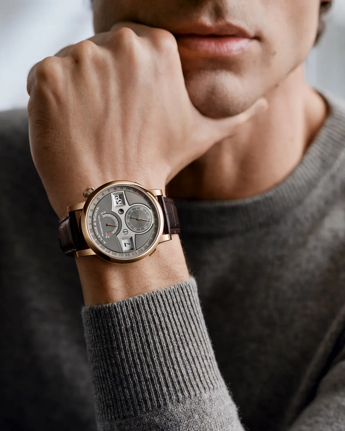 A. Lange & Söhne Zeitwerk Date Pink Gold