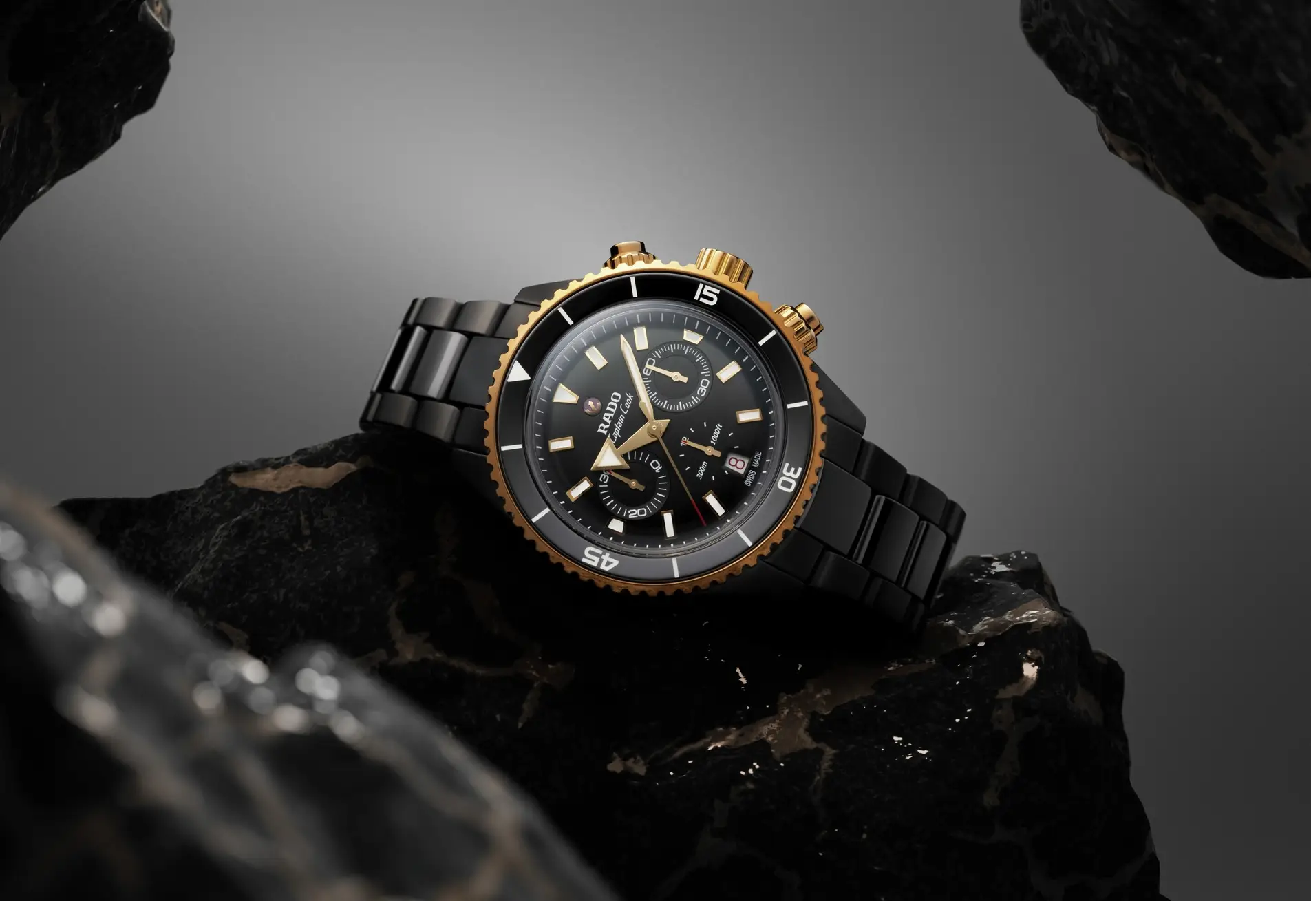 Rado Captain Cook High-Tech Ceramic Chronograph w dwóch znakomitych kolorach