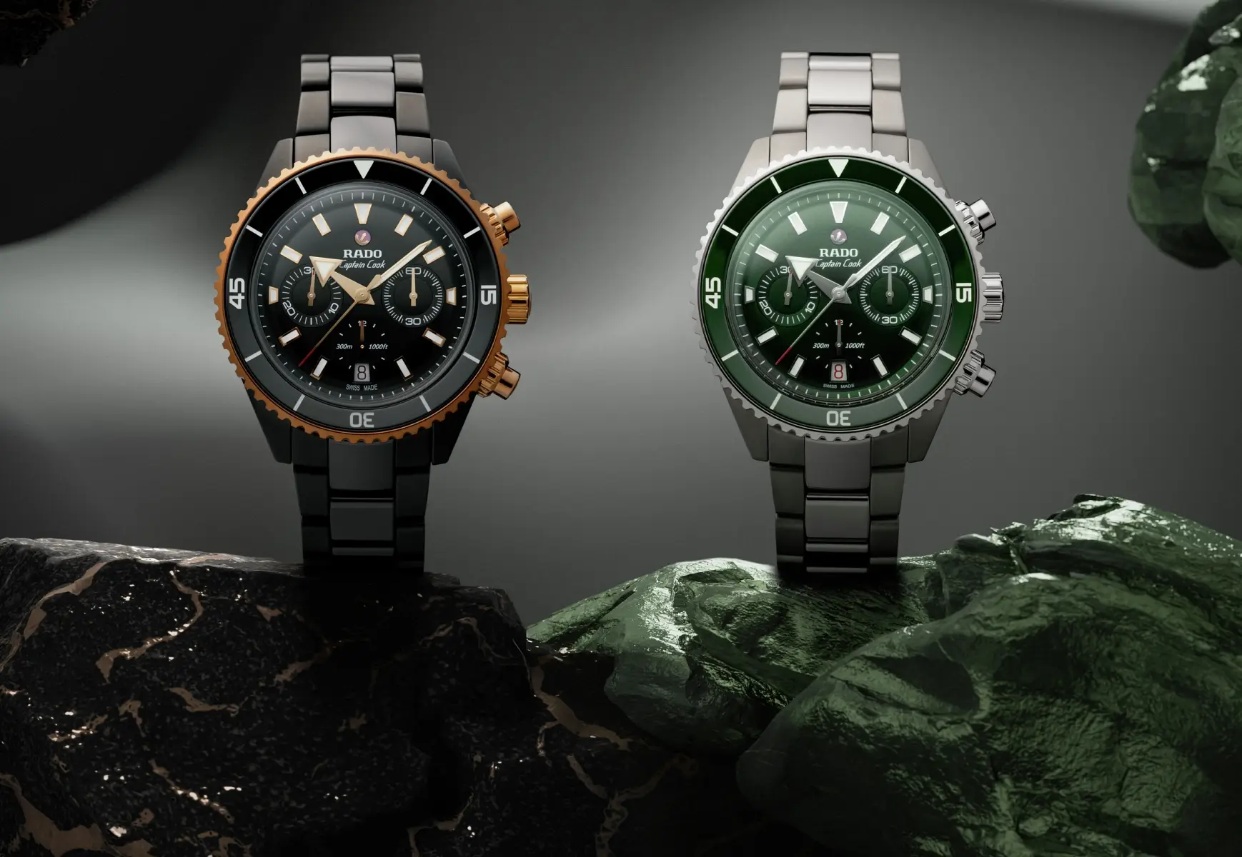 Rado Captain Cook High-Tech Ceramic Chronograph w dwóch znakomitych kolorach