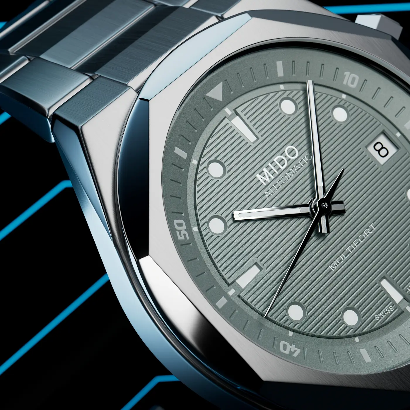 Mido Multifort 8 Two Crowns