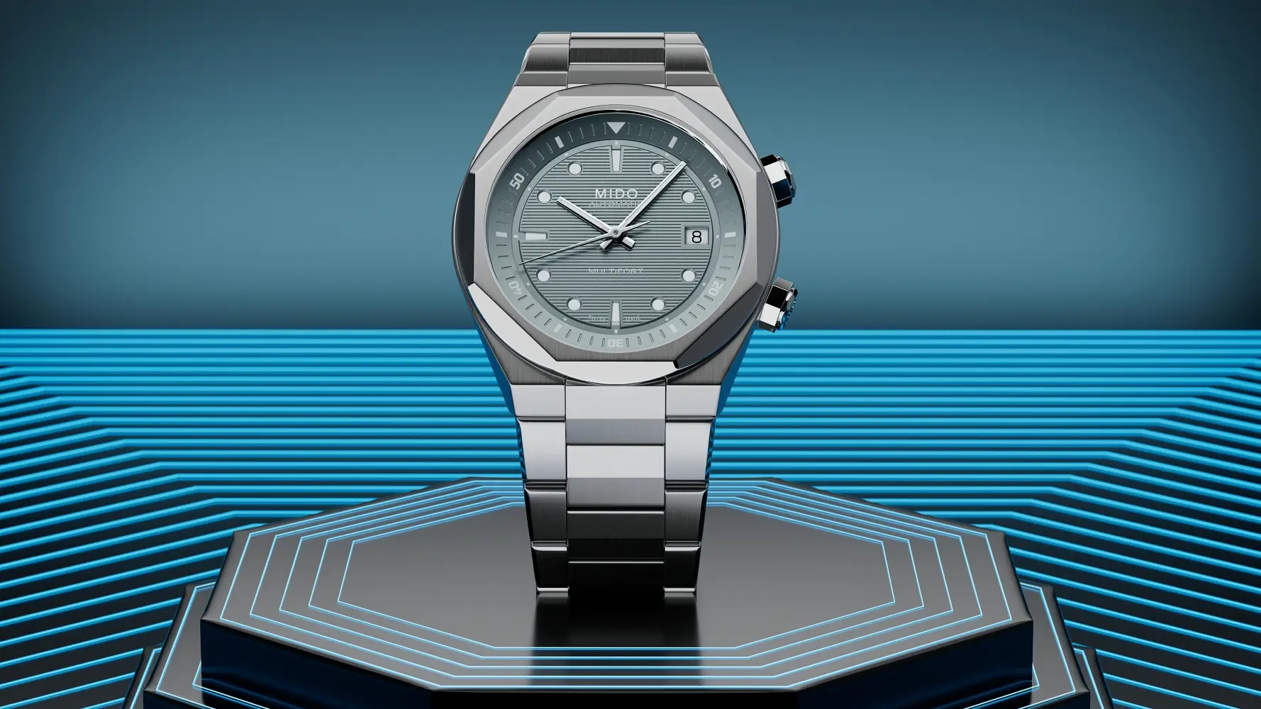 Mido Multifort 8 Two Crowns